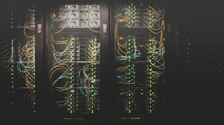 Network servers and cabling